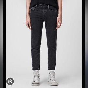 ALL SAINTS Dean Black Jeans